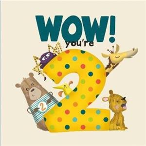 WOW Youre Two birthday book by Lucy Tapper