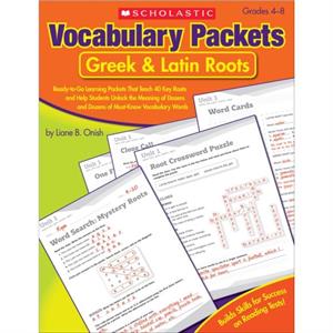 Vocabulary Packets Greek amp Latin Roots by Liane Onish