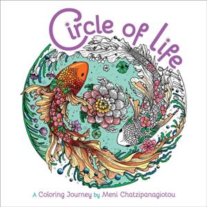 Circle of Life Coloring by Illustrated by Melpomeni Chatzipanagiotou