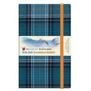 Blue Loch Waverley Tartan NotebookJournal Large 21 x 13cm by Ron Grosset