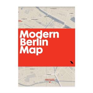 Modern Berlin Map by Matthew Tempest