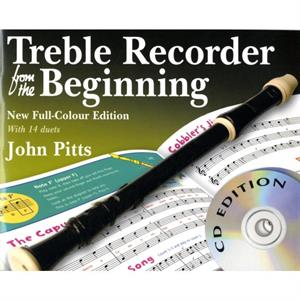 Treble Recorder From The Beginning  CD by Pitts & Professor John University of Bedfordshire & UK