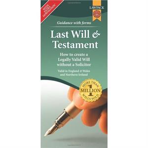 Last Will  Testament Form Pack by Lawpack