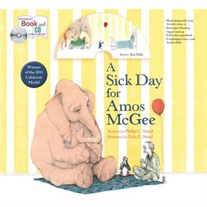 A Sick Day for Amos McGee Book amp CD Storytime Set by Philip C Stead & Read by Jim Dale & Illustrated by Erin E Stead