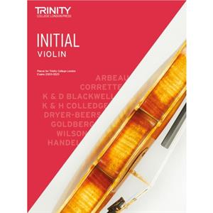 Trinity College London Violin Exam Pieces From 2020 Initial by Trinity College London