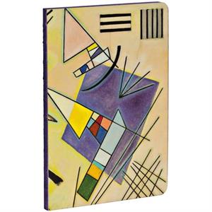 Black and Violet by Vasily Kandinsky A5 Notebook by Kandinsky