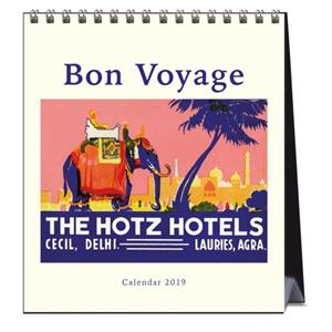 BON VOYAGE VINTAGE HOTEL LABELS 2019 CAL by UNKNOWN