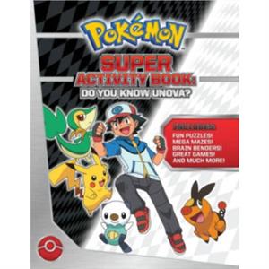 Pokemon Super Activity Book Do You Know Unova by Pikachu Press