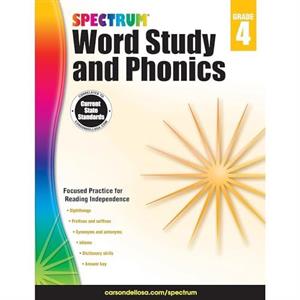 Spectrum Word Study and Phonics Grade 4 by Compiled by Spectrum