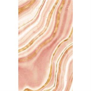 Rose Agate Blank Lined Journal by Created by Bushel amp Peck Books