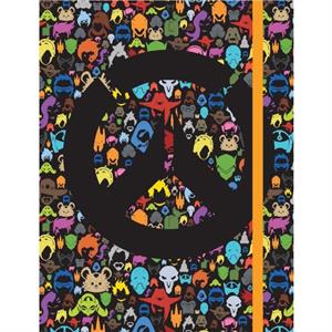 Overwatch All Over Character Icon Notebook by Blizzard Entertainment