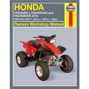 Honda TRX300EX TRX400EX  TRX450RER ATVs 93  14 Haynes Repair Manual by Mike Stubblefield