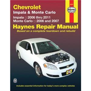 Chevrolet Impala 20062011  Monte Carlo 20062007 Haynes Repair Manual USA by Haynes Publishing