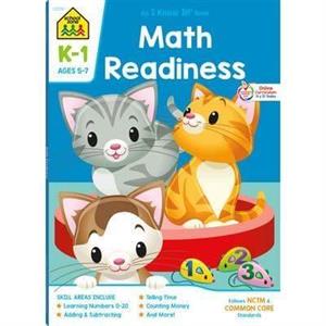 School Zone Math Readiness Grades K1 Workbook by Edited by School Zone