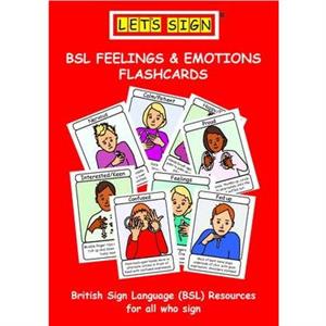 Lets Sign BSL Feelings  Emotions Flashcards by Cath Smith