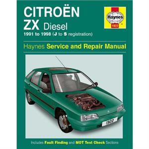 Citroen ZX Diesel 91  98 Haynes Repair Manual by Haynes Publishing