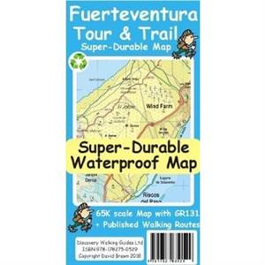 Fuerteventura Tour and Trail Map by David Brawn