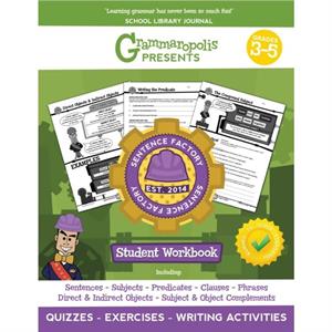 The Parts of the Sentence Workbook Grades 35 by Coert Voorhees