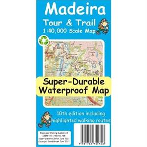 Madeira Tour and Trail Map by David Brawn