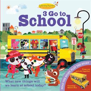 3 Go to School by Illustrated by Olive May Green Oakley Graham