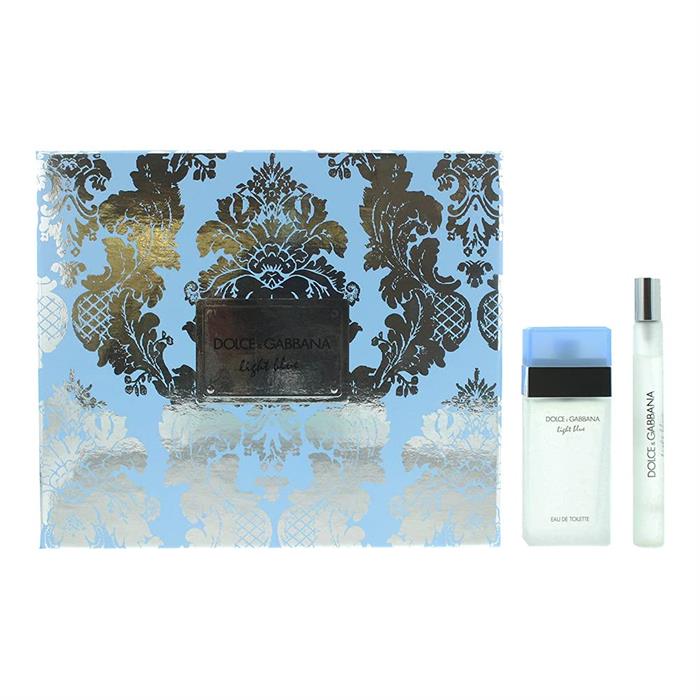 Dolce & Gabbana Light Blue Gift Set 25ml EDT Spray + 10ml EDT Spray-0