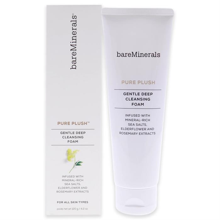 bareMinerals Pure Plush Gentle Deep Cleansing Foam 120g-0