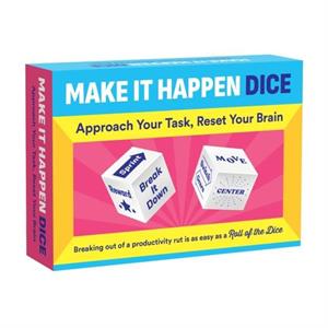 Make It Happen Dice by Chronicle Books